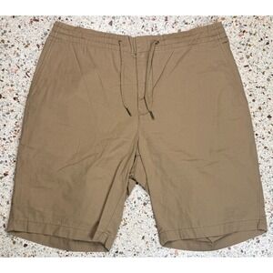 Barbour Men's Brown Drawstring Waist Slash Pocket Shorts Size XXL